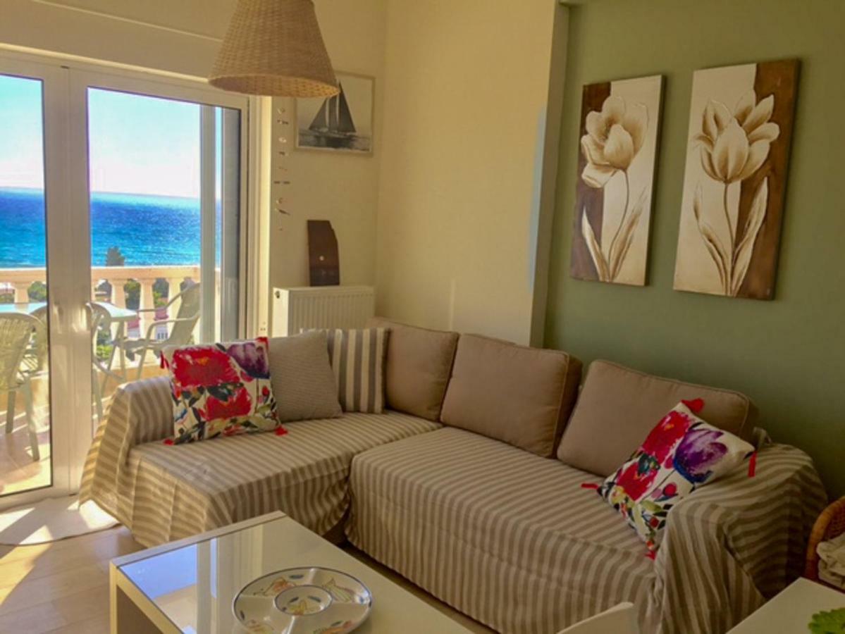 Cozy Sea View Appartment By The Ionian Sea Kanali  Exterior foto